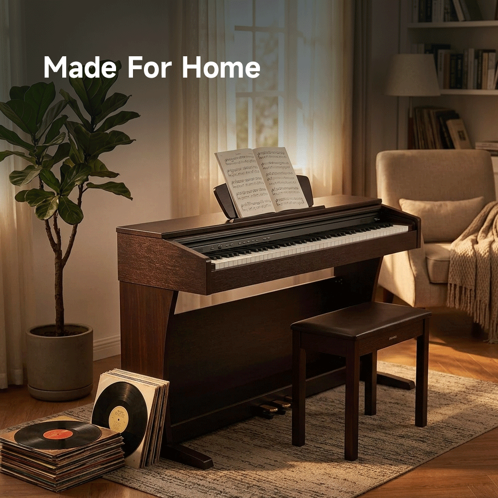 Donner DDP-300: 88-Key Fully Weighted Digital Piano with Hammer Action for Home