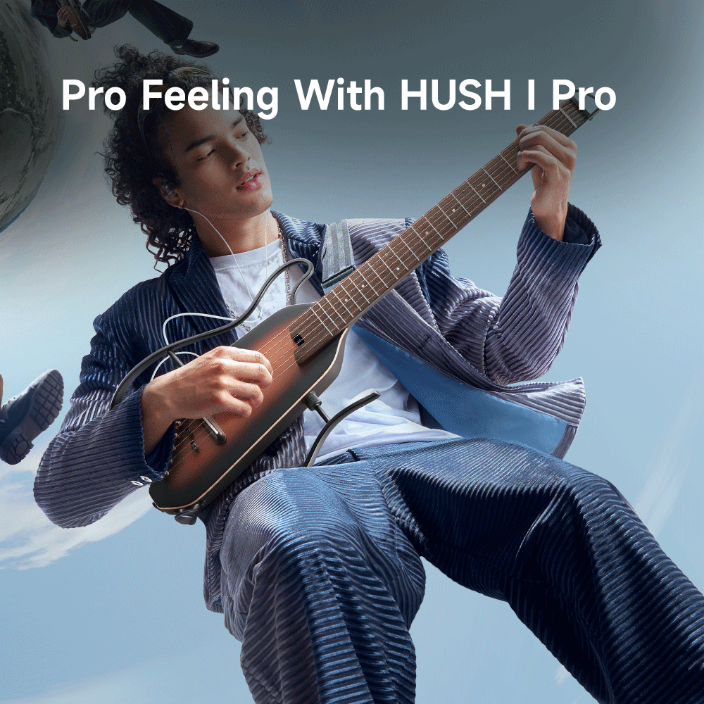 Discover the Latest Addition to the HUSH Family! Uncover the Unique Features of the HUSH-I Pro Guitar