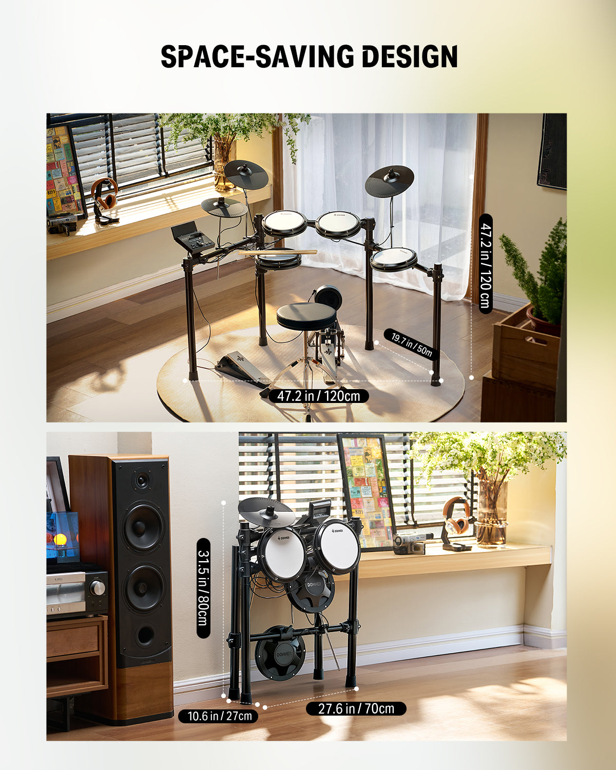 Donner DED-100 Teenager Drum Set