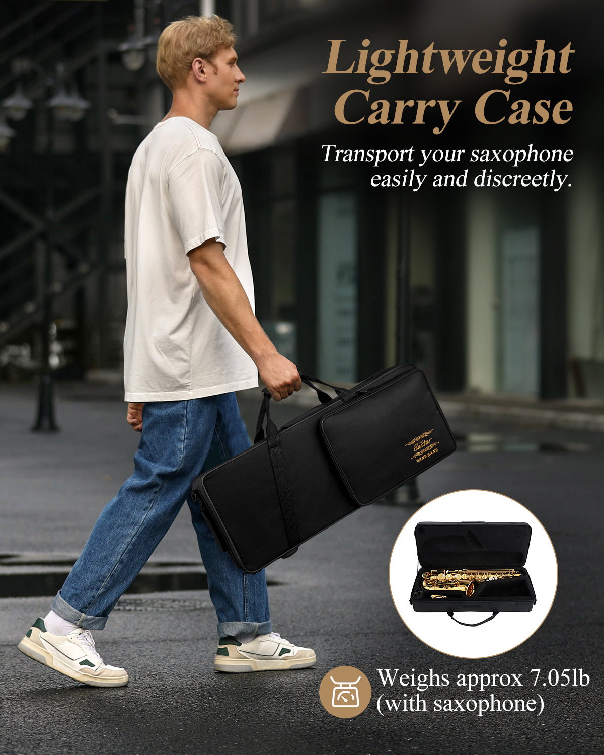 Eastar AS-Ⅱ E Flat Alto Saxophone Student Set