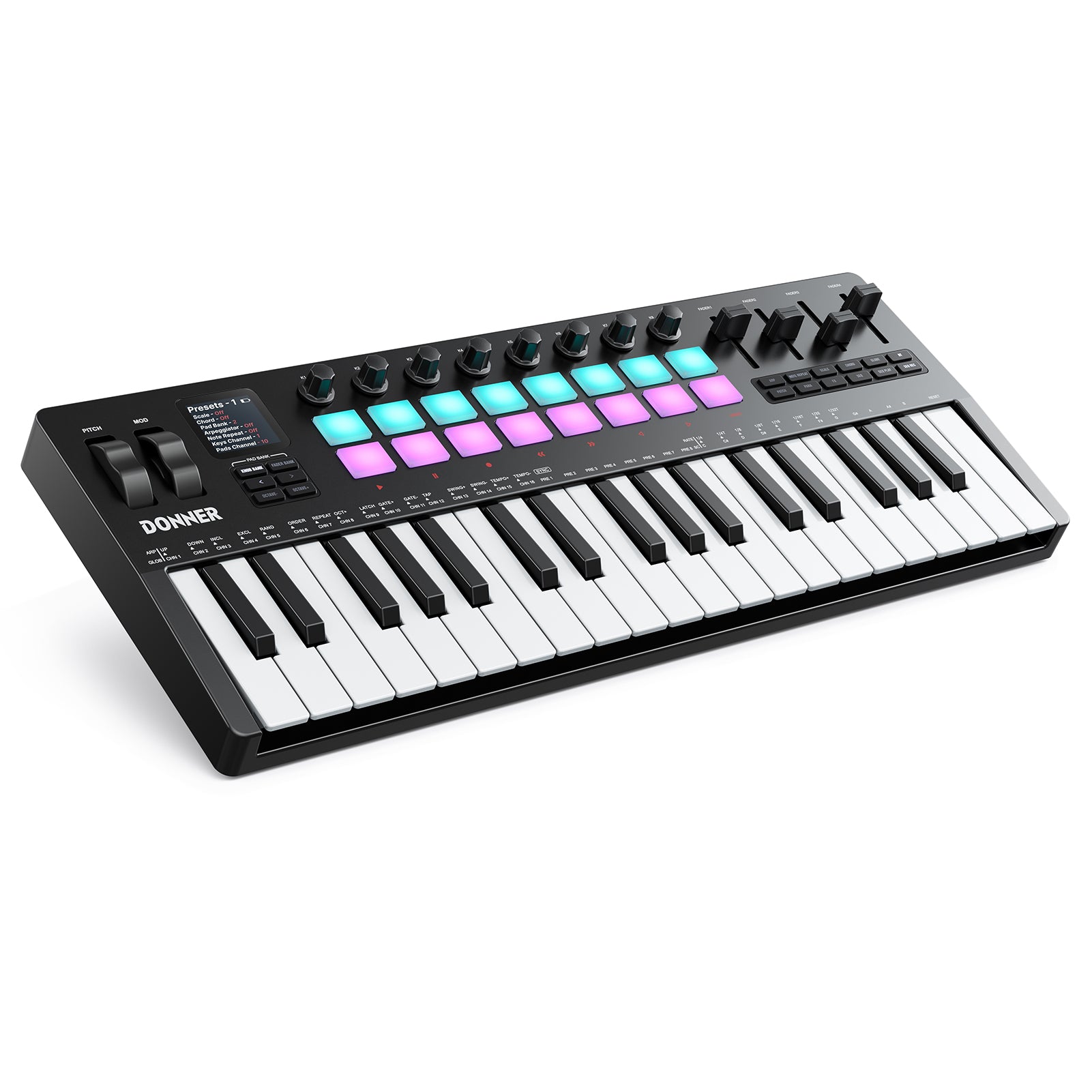 Donner Starrykey-37 Play Midi Controller