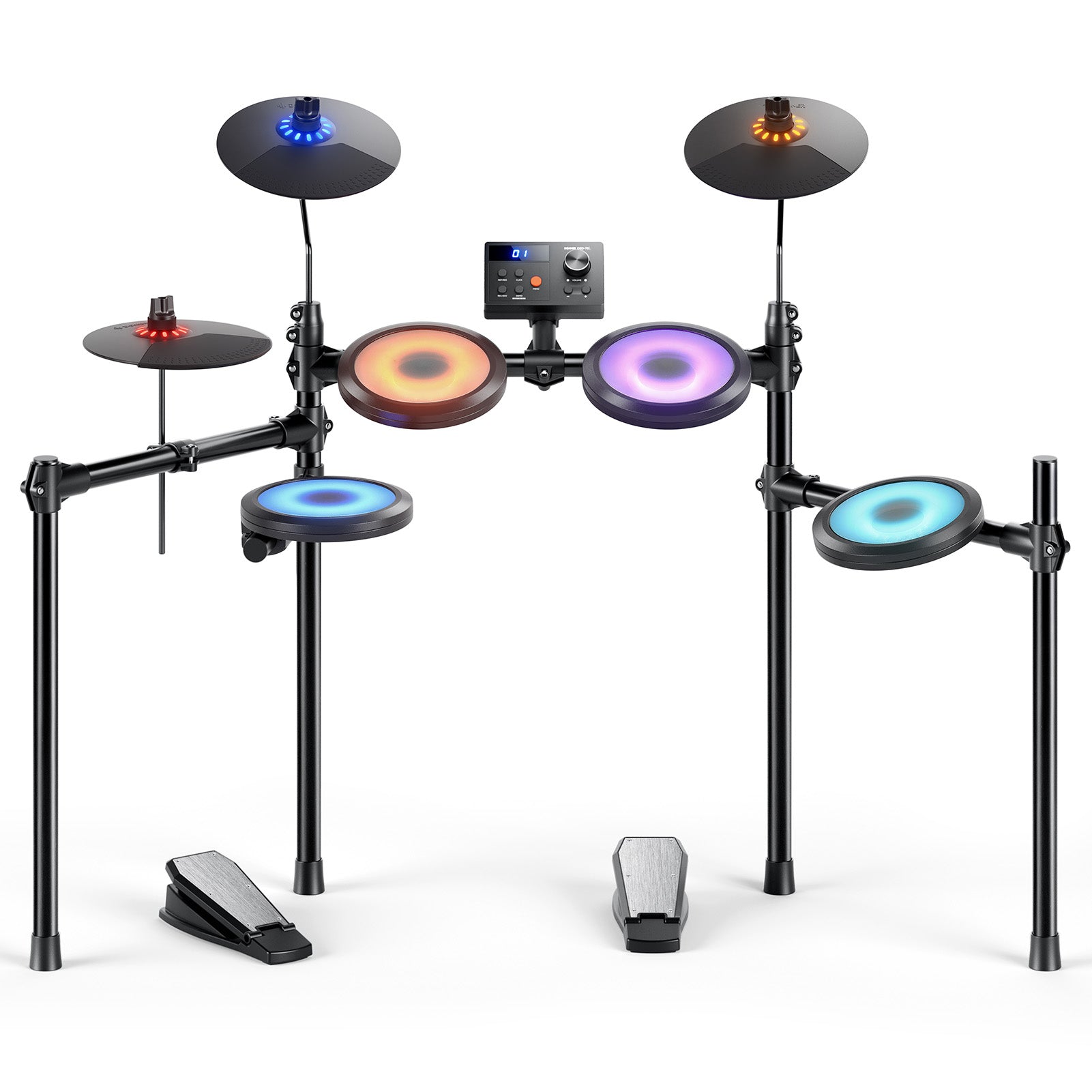 Donner DED-70L Electronic Drum Set With LED Light