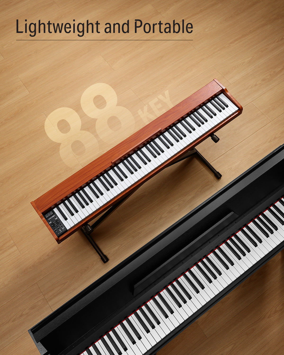Donner Wooden Style Piano