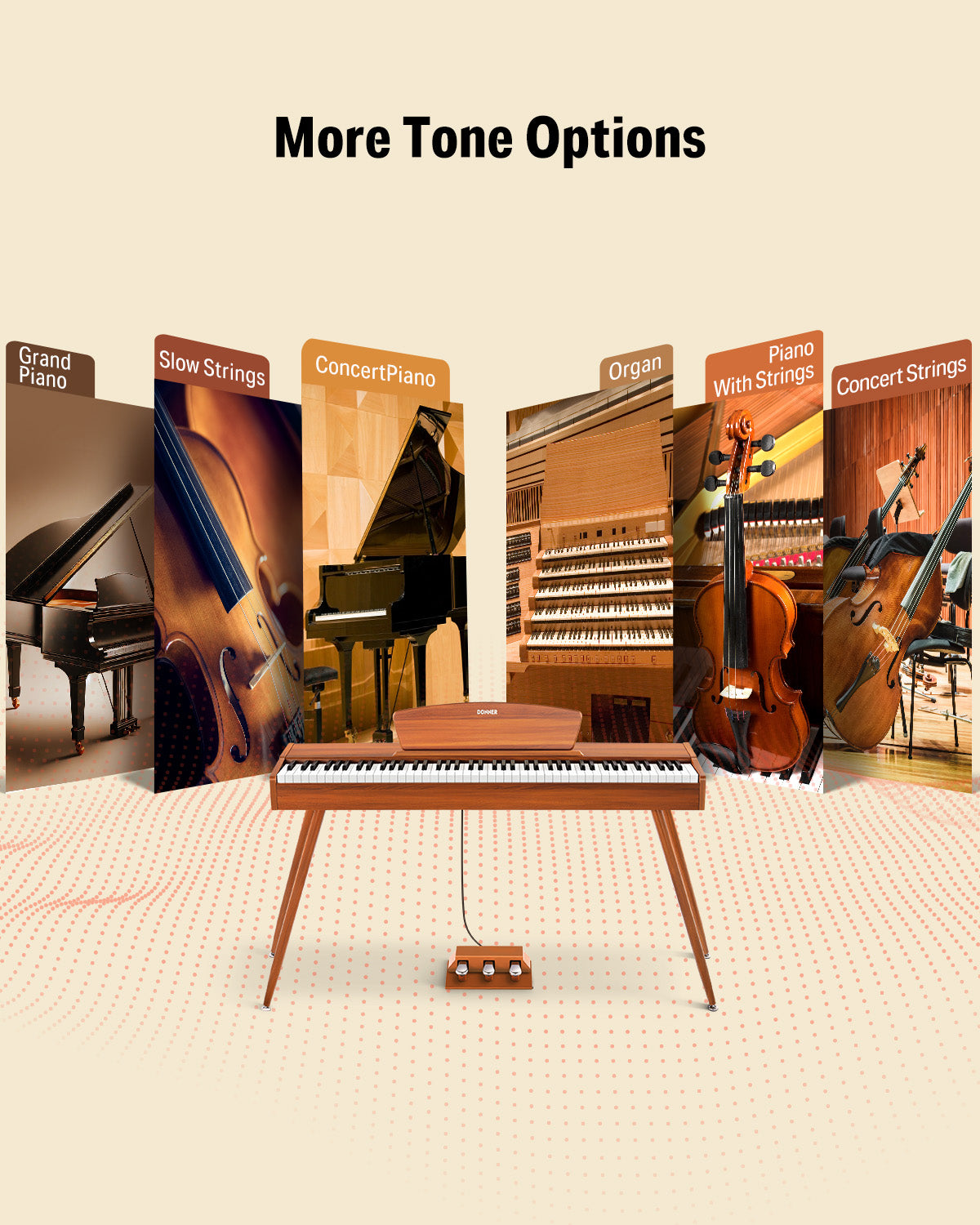 Donner DDP-80 Sound Upgraded Weighted Digital Piano