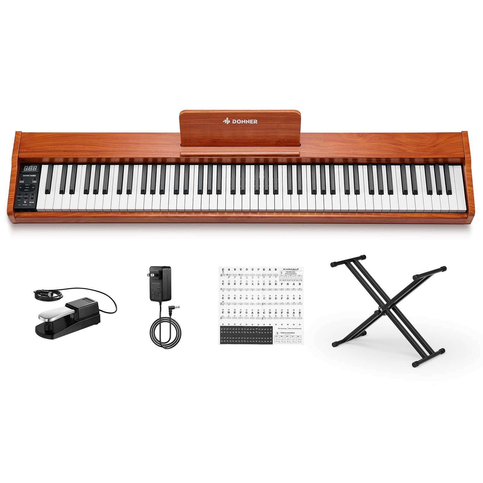 Donner Wooden Style Piano