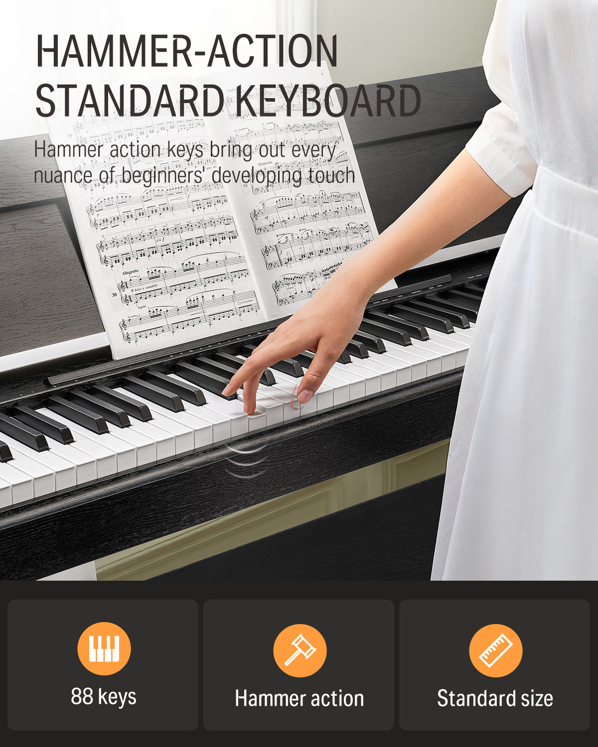 Donner DDP-90 PRO Fully Weighted Home Digital Piano