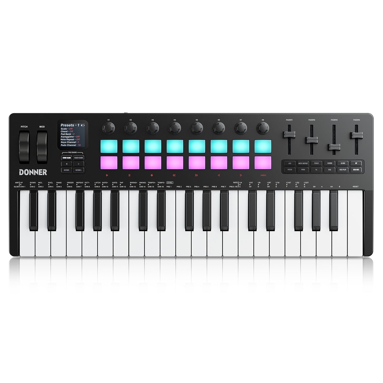 Donner Starrykey-37 Play Midi Controller