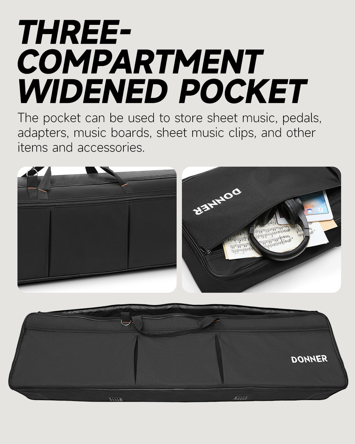 Donner 88-key Keyboard Gig Bag