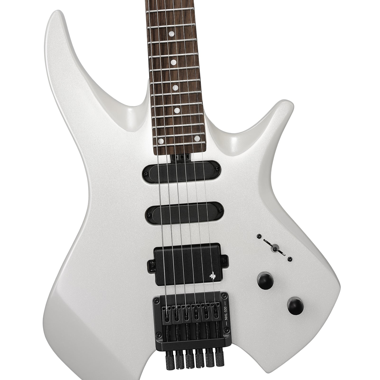 Donner NHL-500 Headless Electric Guitar -White##