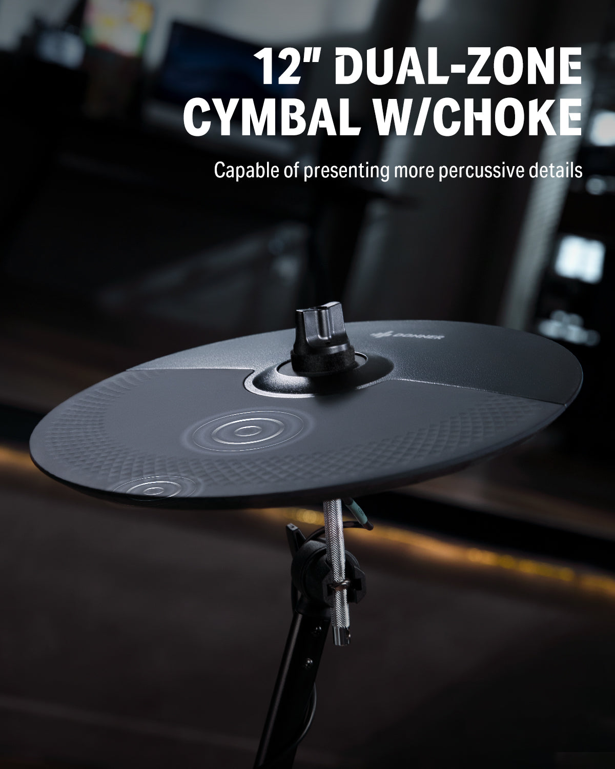 Donner DED-200 MAX Electronic Drum Set 5-Drum 3-Cymbal with Drum Throne/Headphone