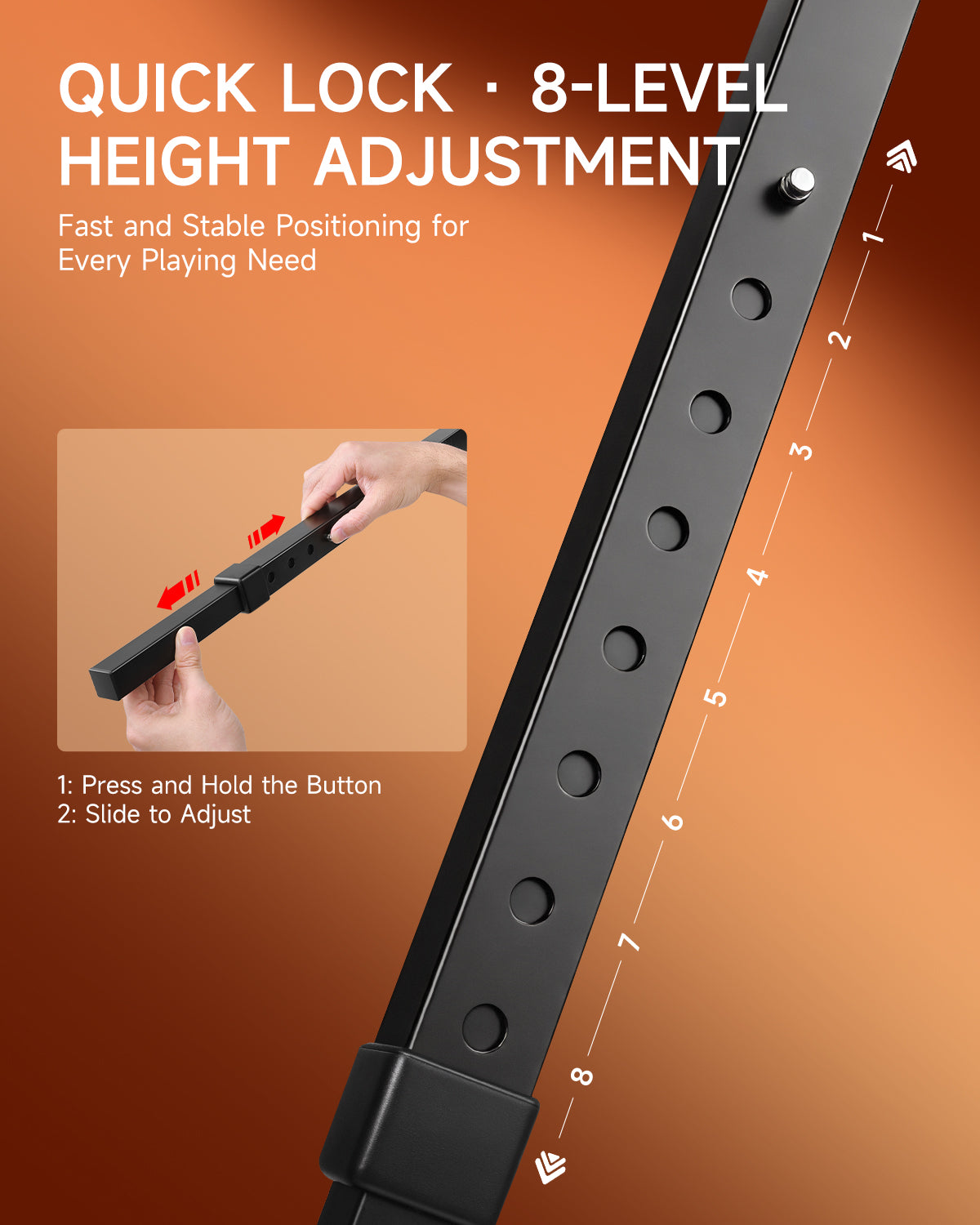 Donner DKS-200 Heavy Duty Keyboard Stand Black