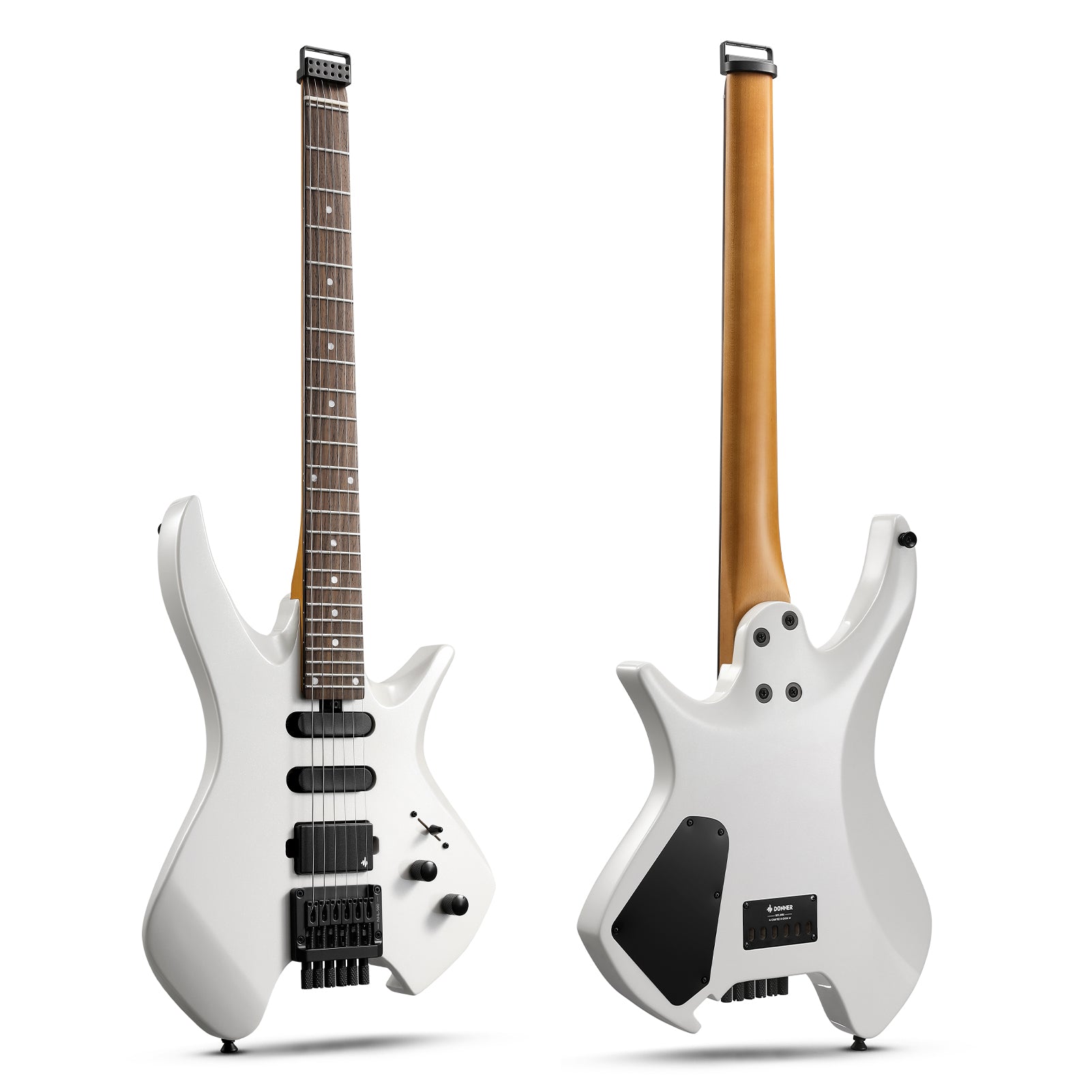 Donner NHL-500 Headless Electric Guitar -White##