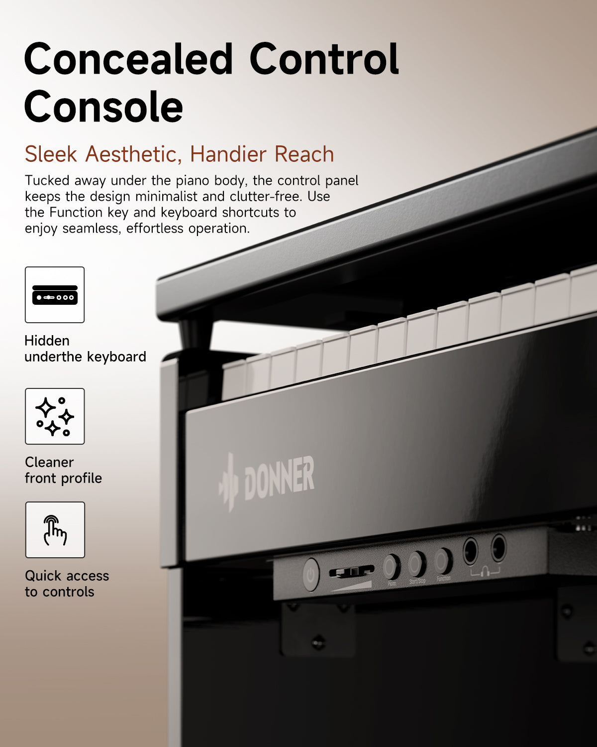 Donner DDP-75 Flip-Top Upright Digital Piano