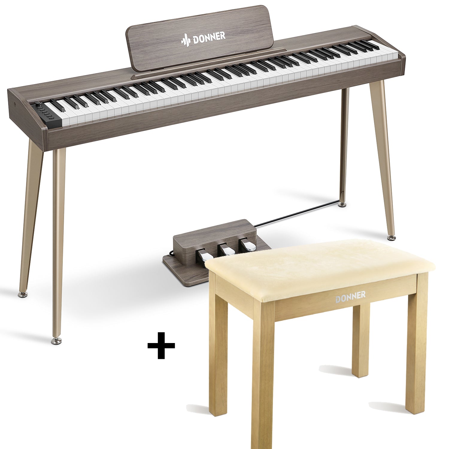 Donner DDP-60 Compact Upright Semi Weighted Digital Piano
