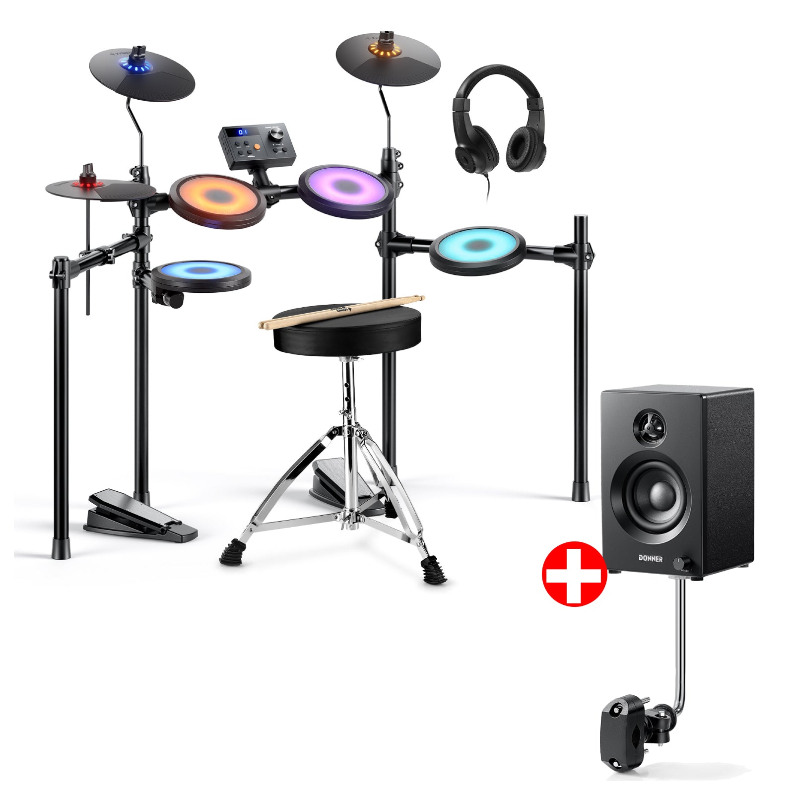 Donner DED-70 Electric Drum Set For Kids
