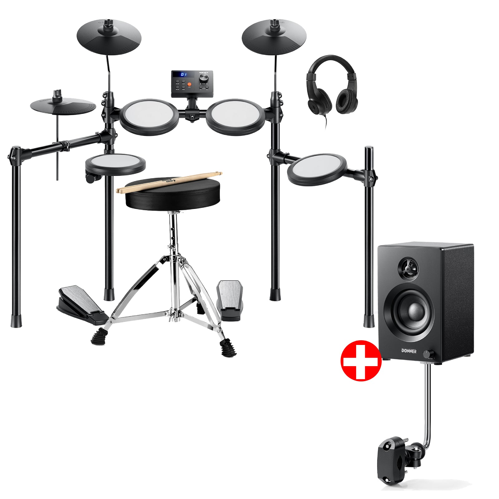 Donner DED-70 Electric Drum Set For Kids