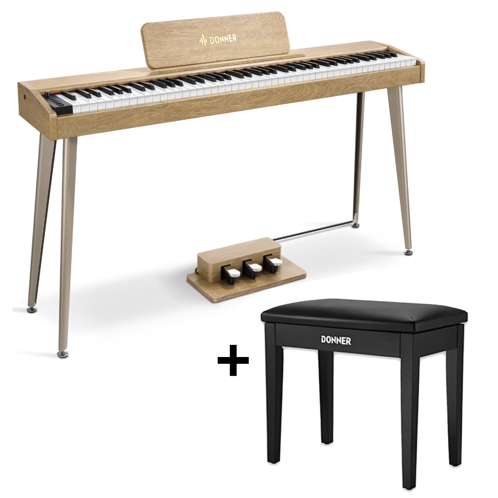 Donner DDP-60 Compact Upright Semi Weighted Digital Piano