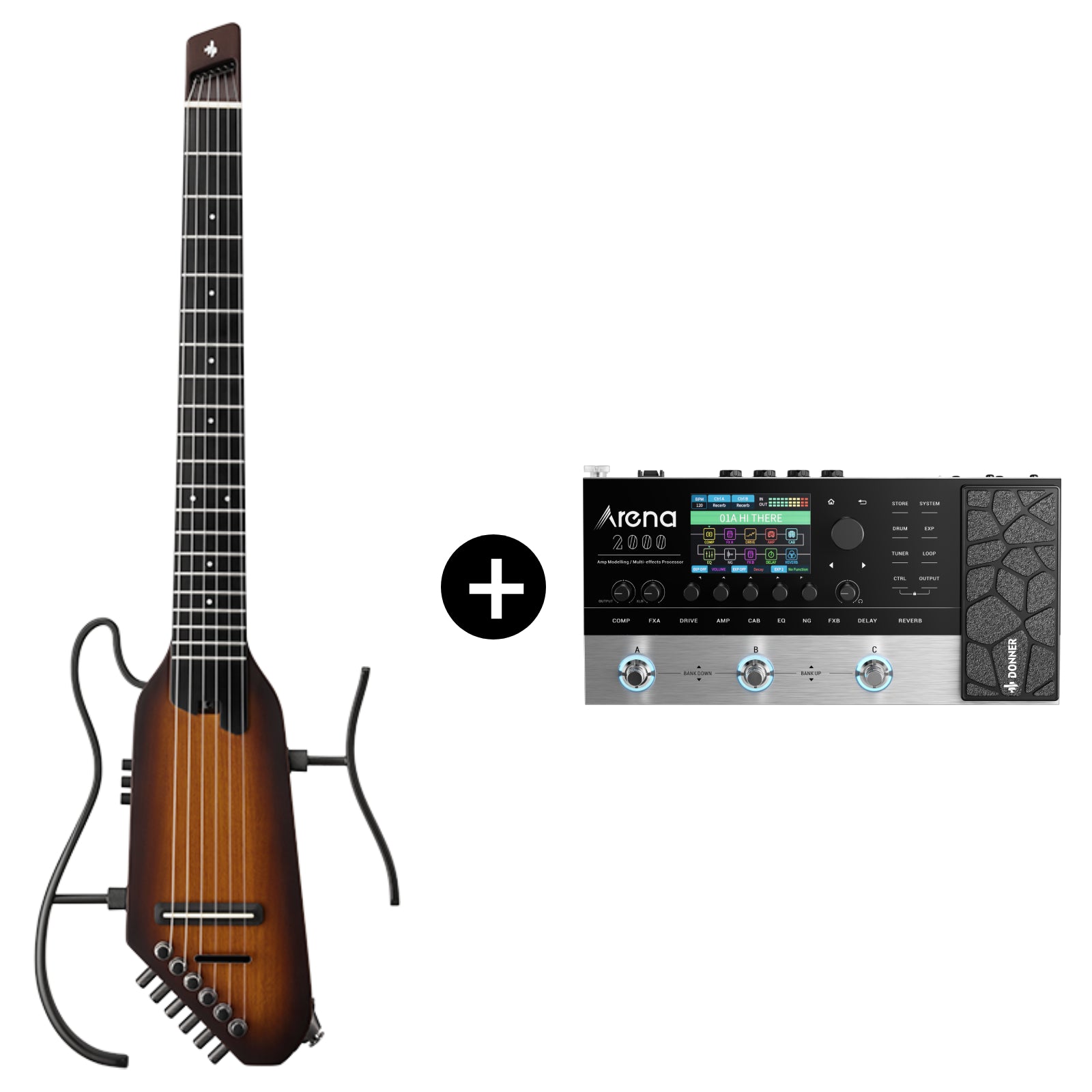 Donner HUSH™ C Nylon Acoustic-Electric Guitar