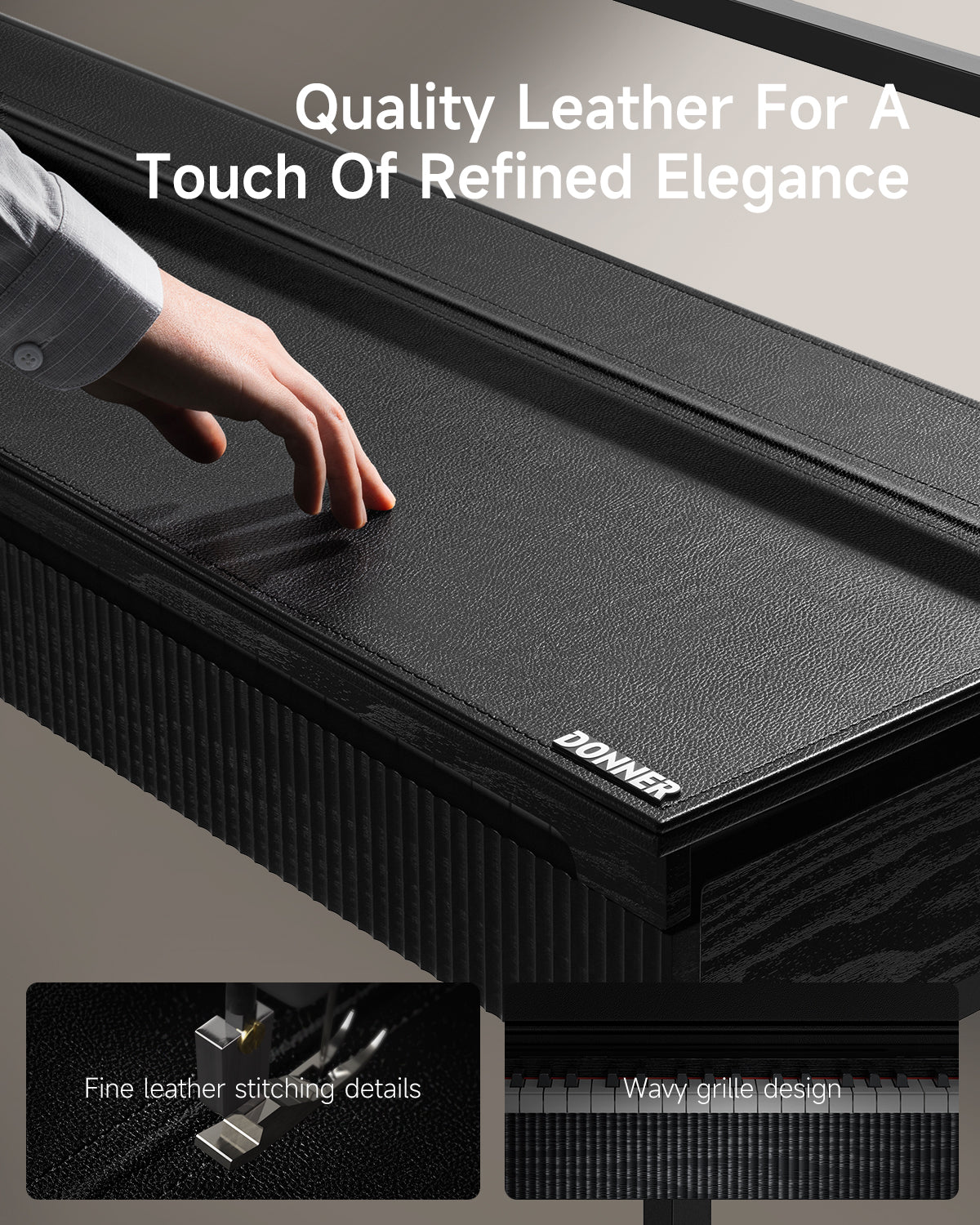 Donner OURA™ S300 88-key Home Digital Piano - Black Wood Grain -donner music AU