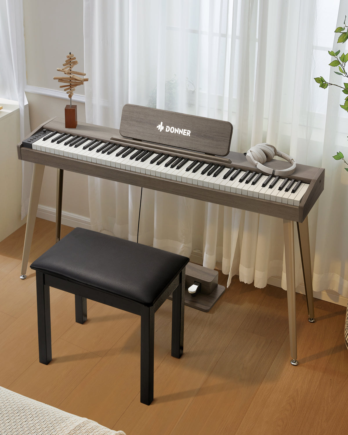 Donner DDP-60 Compact Upright Semi Weighted Digital Piano