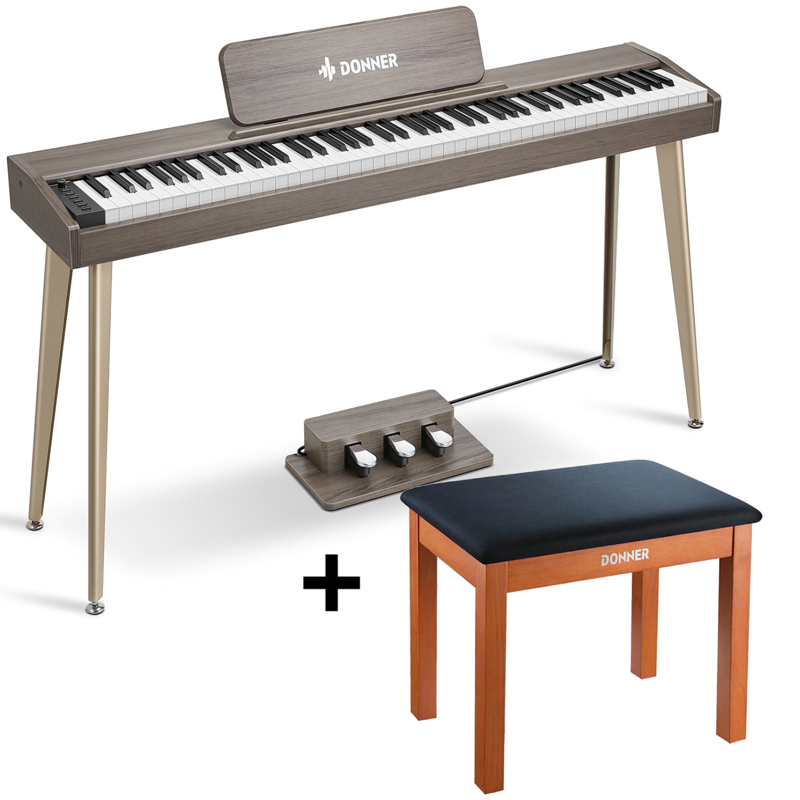 Donner DDP-60 Compact Upright Semi Weighted Digital Piano