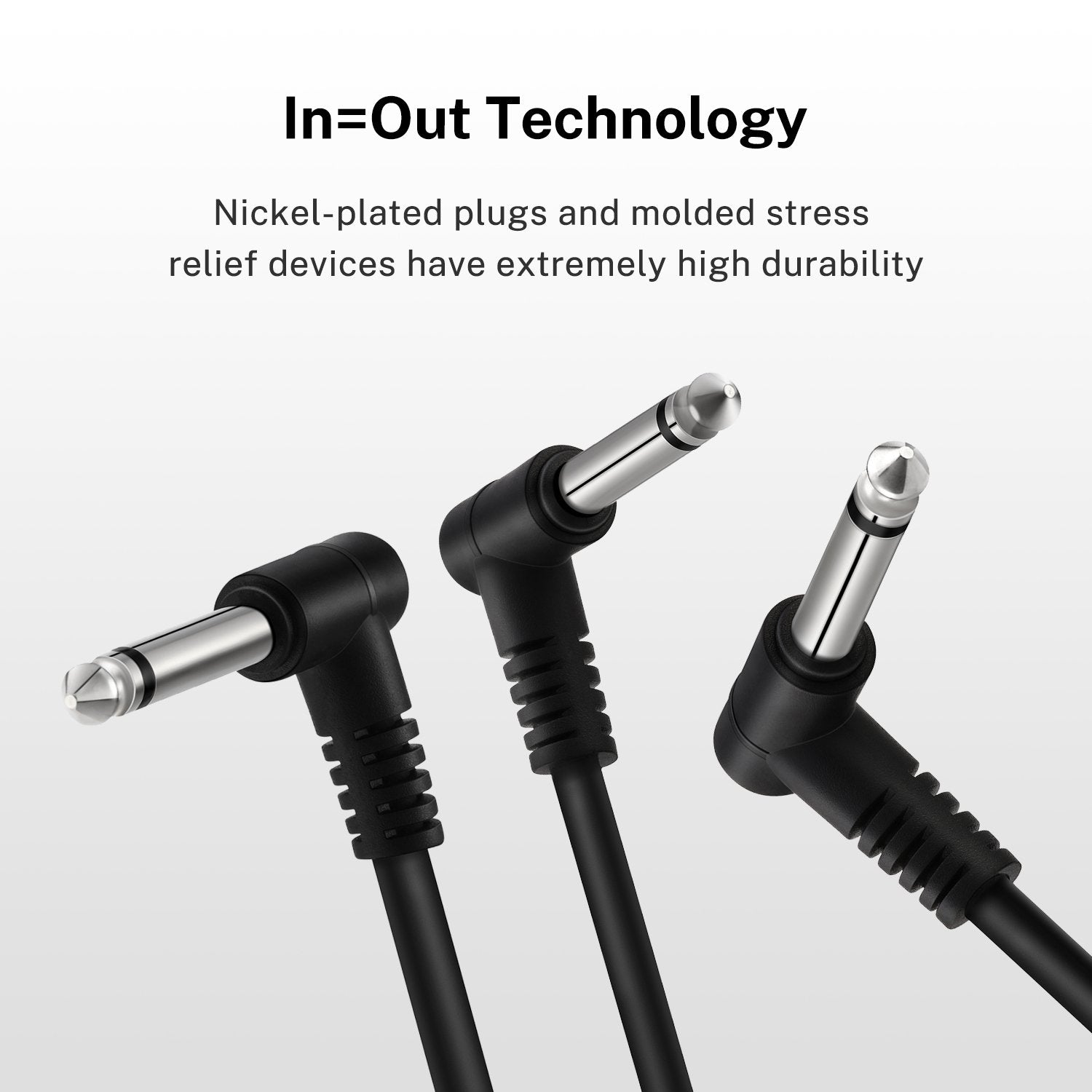Donner Flat 6 Inch Guitar Effect Patch Cable - Donner music-AU