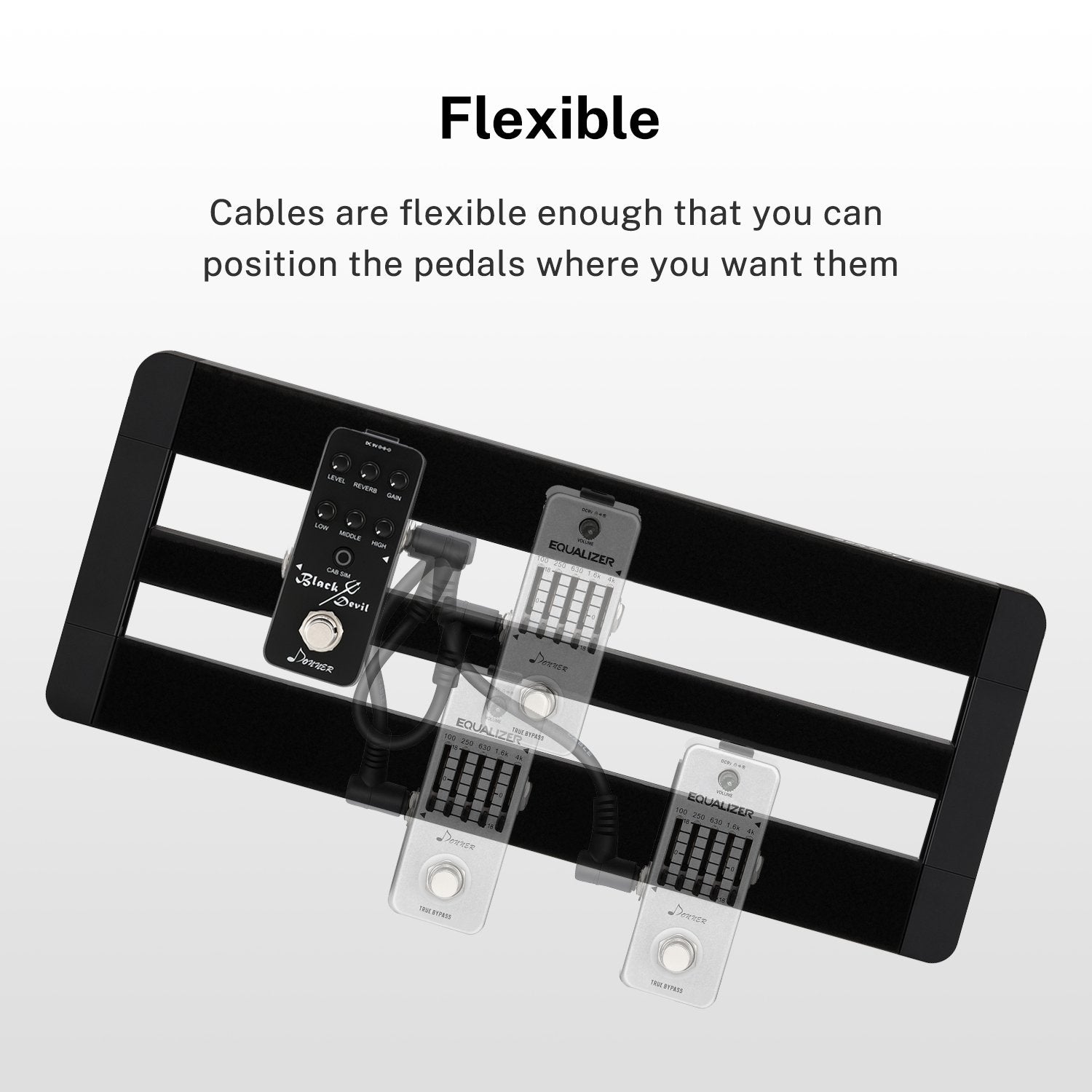 Donner Flat 6 Inch Guitar Effect Patch Cable - Donner music-AU