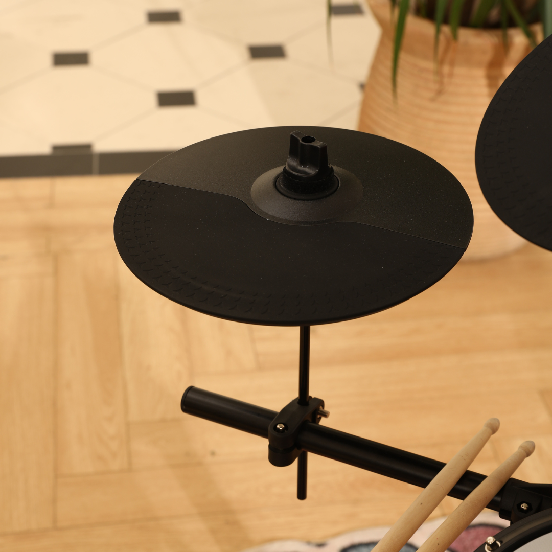 Donner DED-80 Best Electronic Drum Kit For Beginners with Headphones/Drum Throne-Black##
