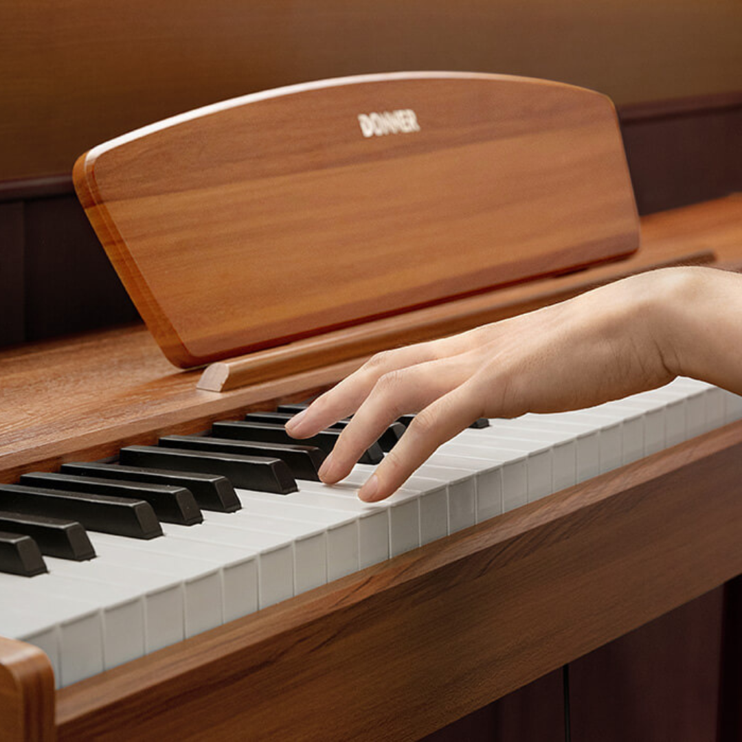 Products Donner DDP-80 88 Key Fully Weighted Compact Digital Piano Wooden Style + Pedal