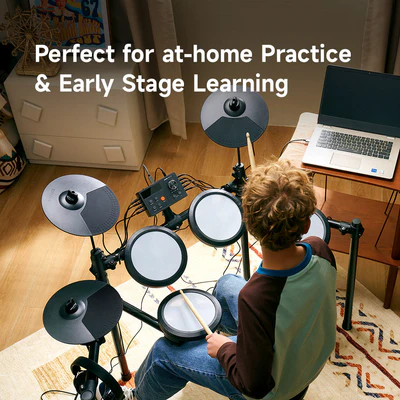 NEW UPGRADED DED-70 Electronic Drum Kit for Youth