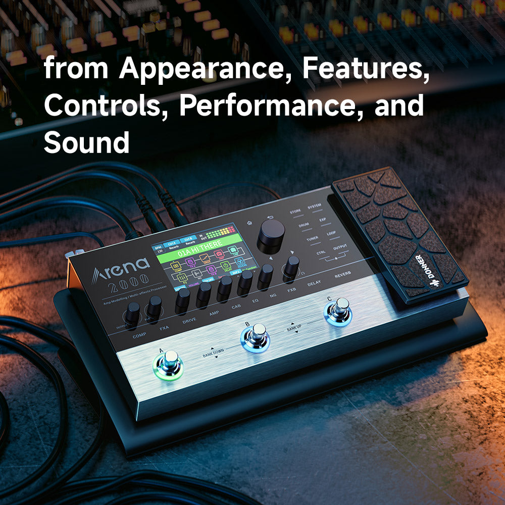 What are Multi-Effects Pedals? Donner Arena 2000 recommended