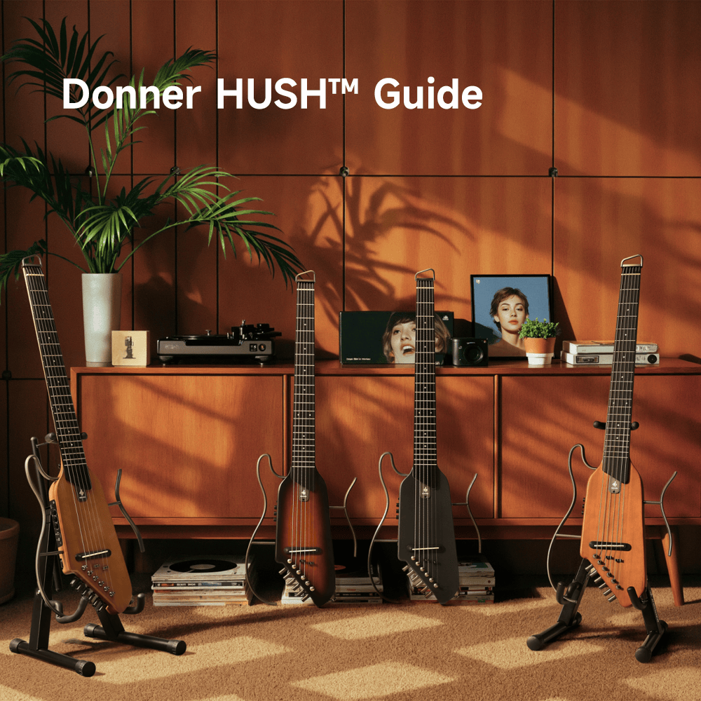 Donner HUSH™ Comparison: Guide to Headless Guitars