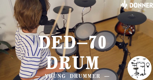 Donner DED-70 Electric Drum Set For Kids: The Perfect Learning Companion