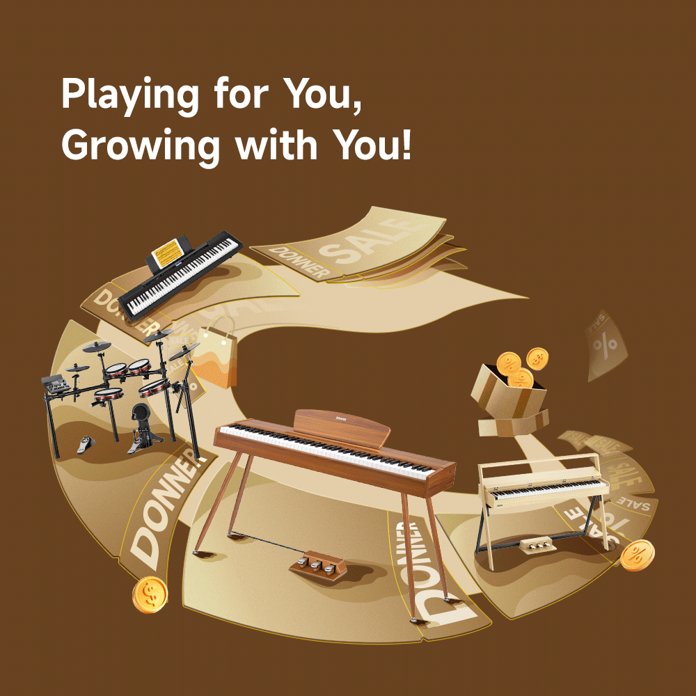 Donner Official Store Anniversary Sale – Playing for You, Growing with You!