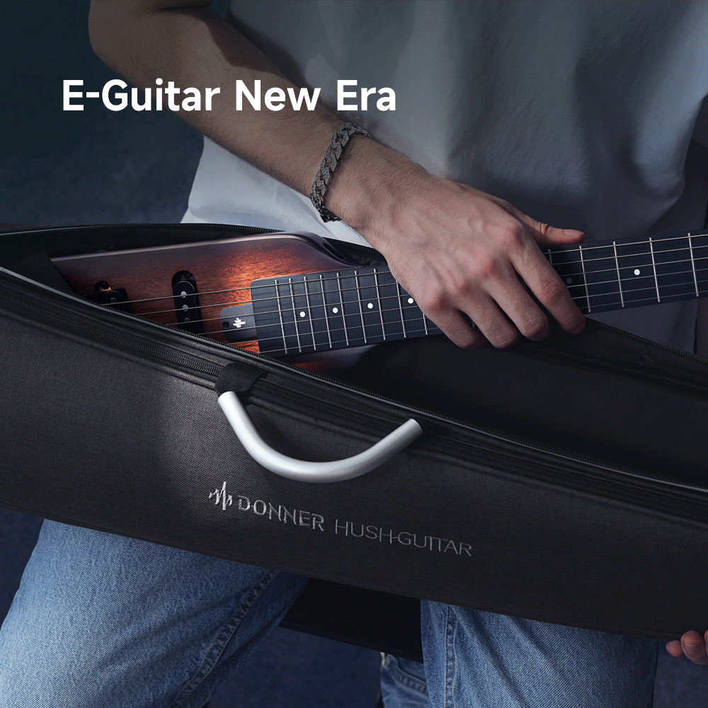 Donner New Product: Donner HUSH-X Electric Guitar Kit for Travel