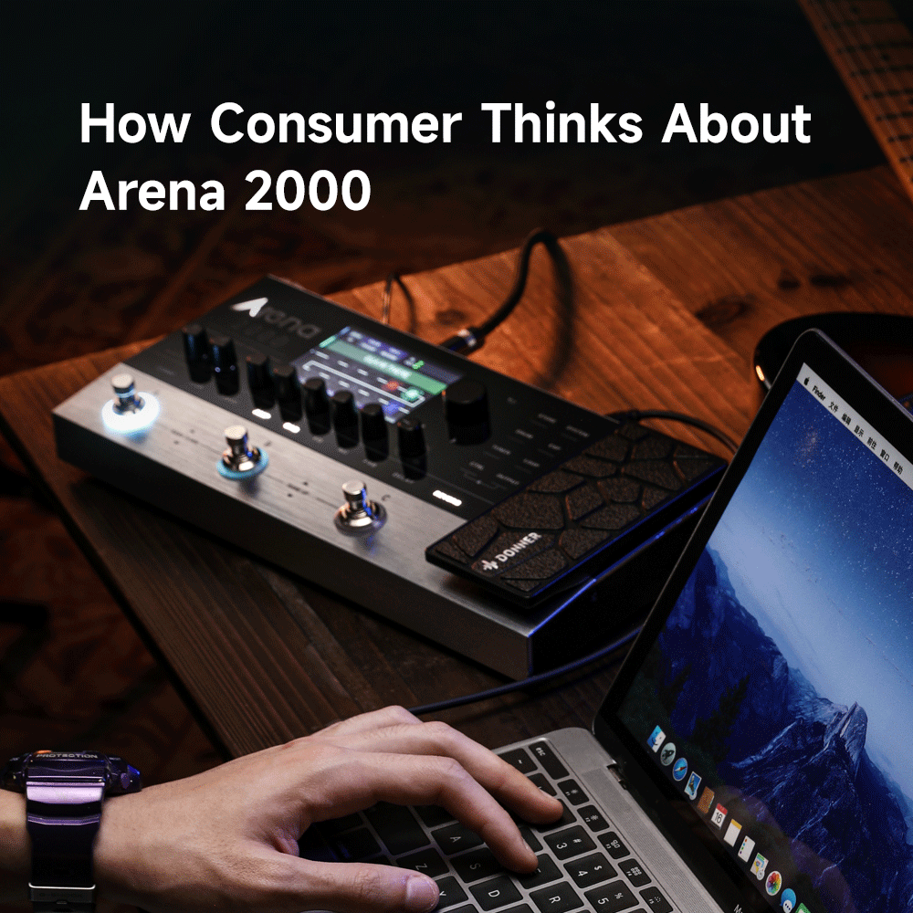 Donner Arena 2000 Amp and Effects Pedal Review by Dave Hunter from GuitarPlayer