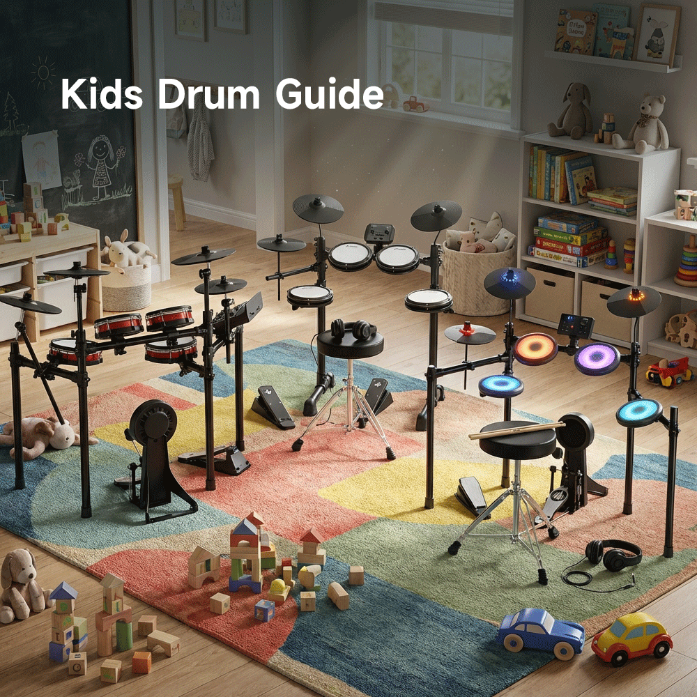 Kids' Electronic Drum Comparison: Donner DED-70L, 80 or 200 MAX?