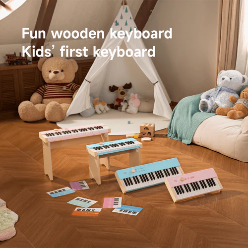 Eastar KIDO V-10 32-Key Electronic Keyboard for Kids – Safe, Real-Wood &amp; Stereo Sound for Music Enlightenment