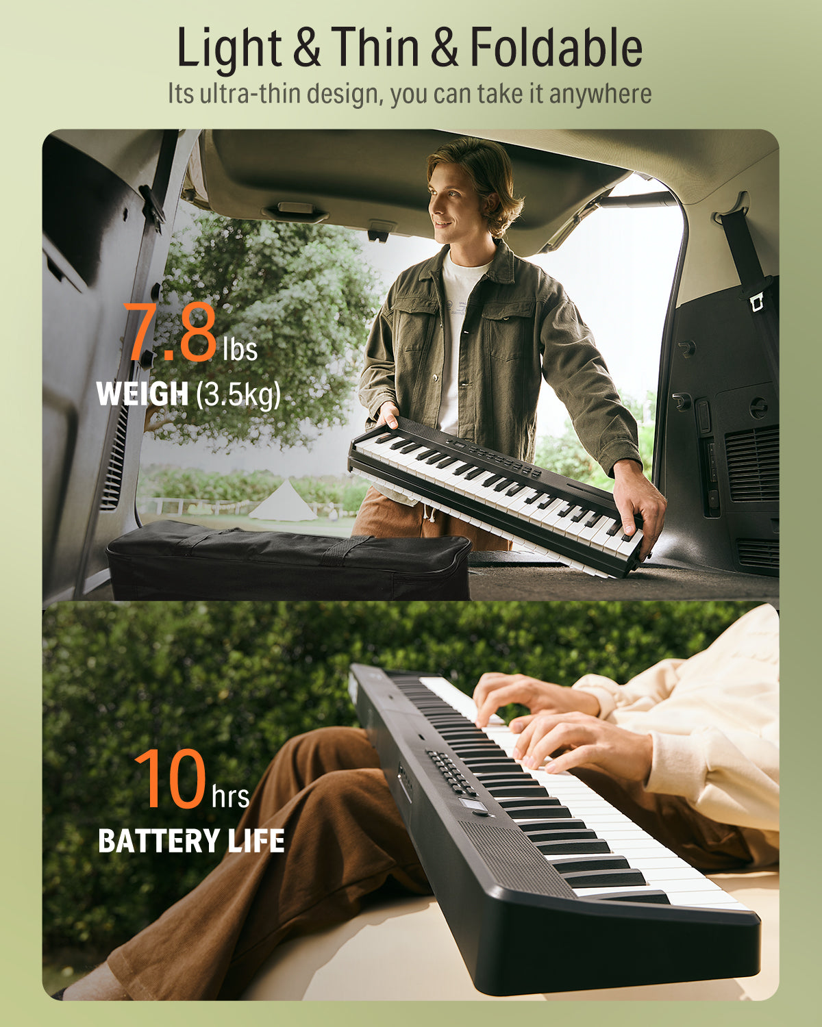 Donner DP-10 Foldable Electronic Digital Piano