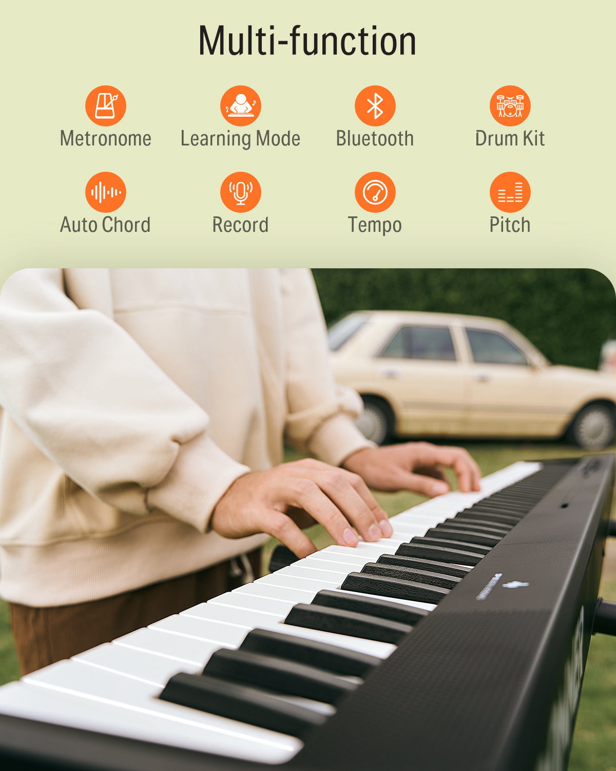 Donner DP-10 Foldable Electronic Digital Piano