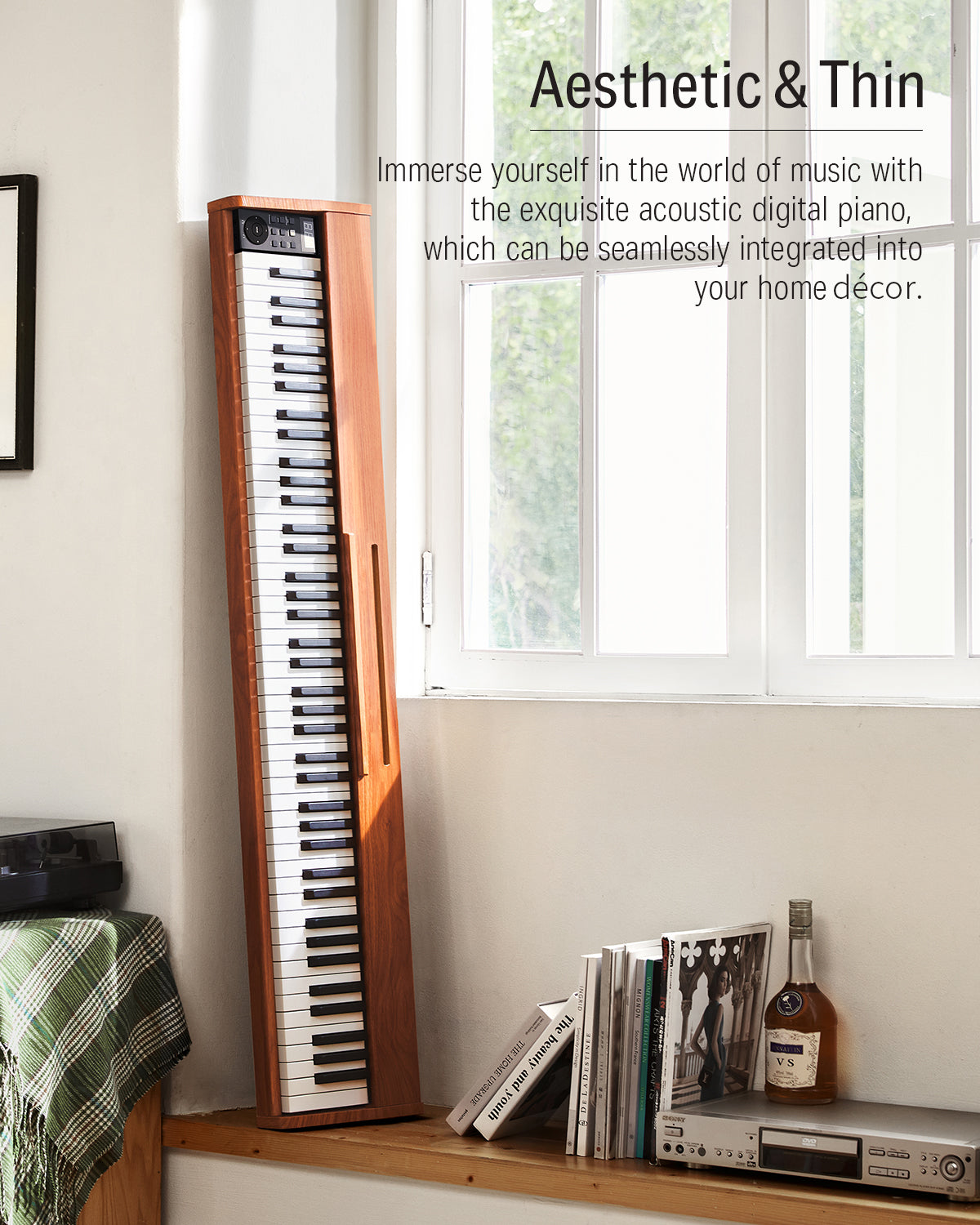 Donner DEP-1S Semi Weighted Keyboard Piano-Natural Update##
