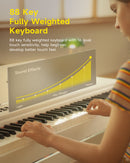 Donner DDP-95 Digital Piano 88 Key Weighted Keyboard white