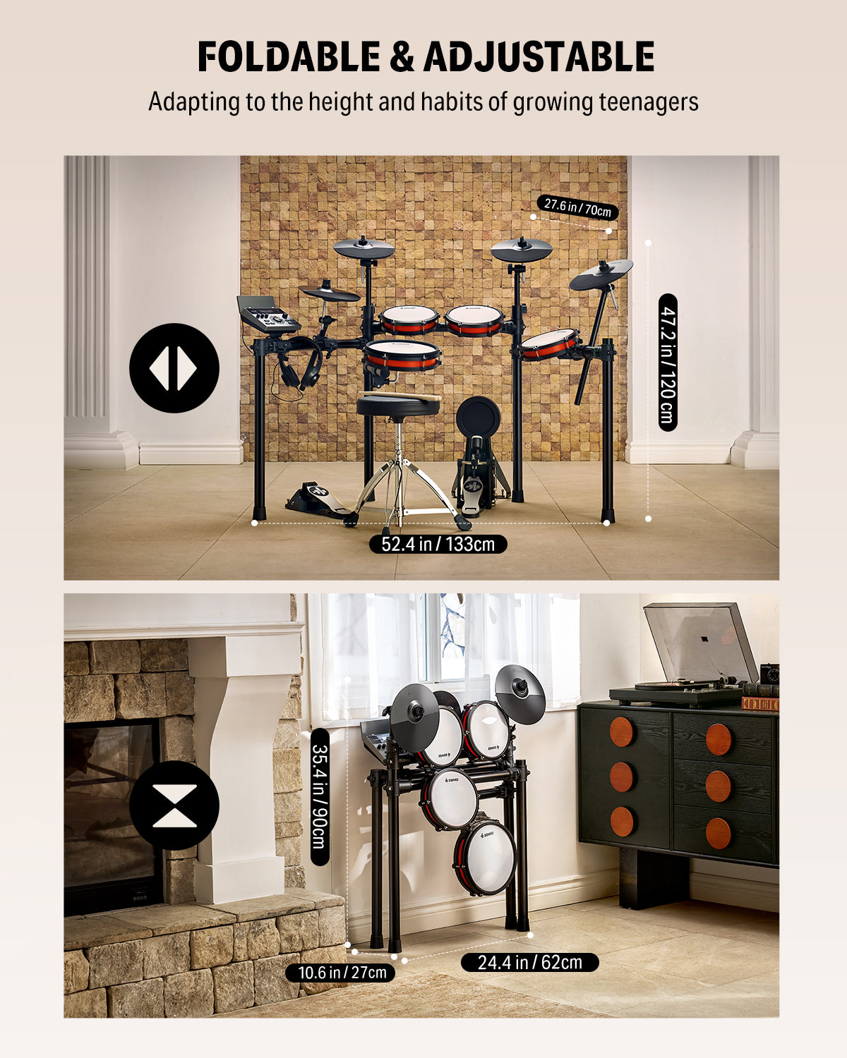 Donner DED-200X Electronic Drum Set