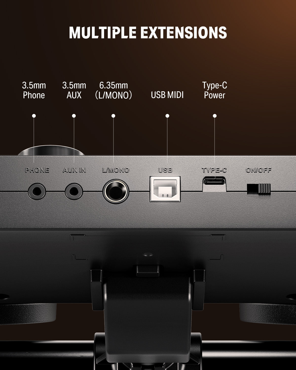 Donner DED-70 Electric Drum Set For Kids-Basics with Light##