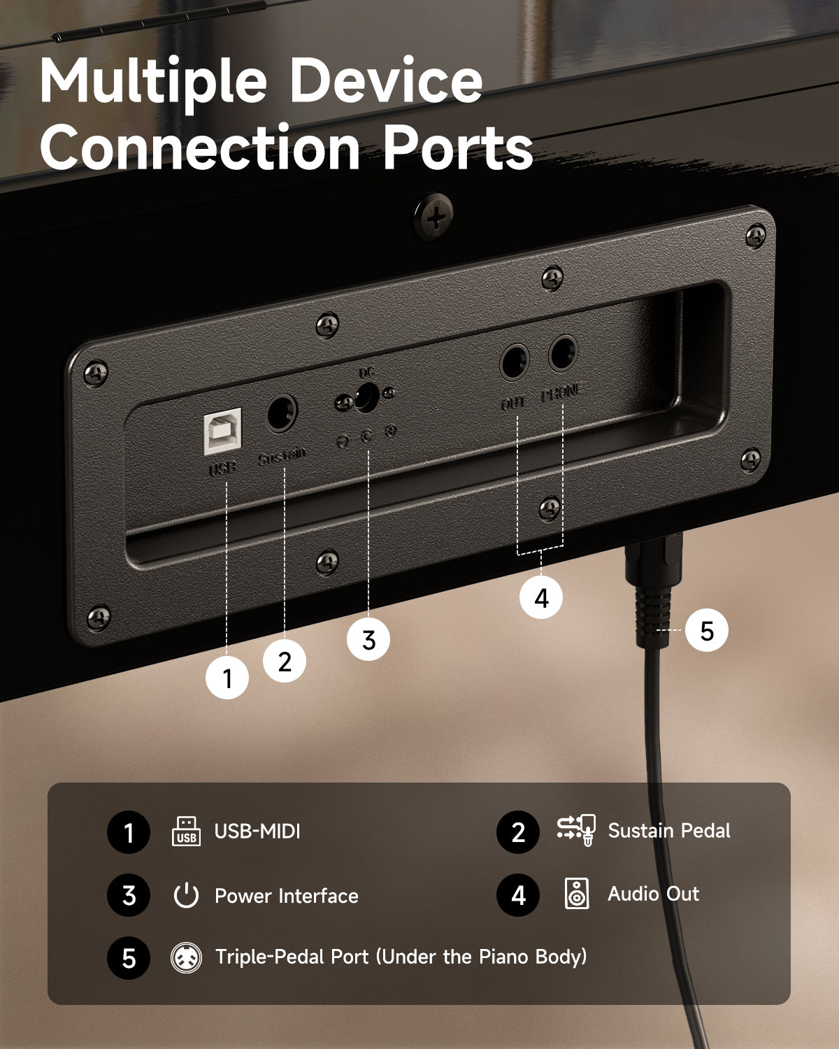 Donner DDP-75 Flip-Top Upright Digital Piano