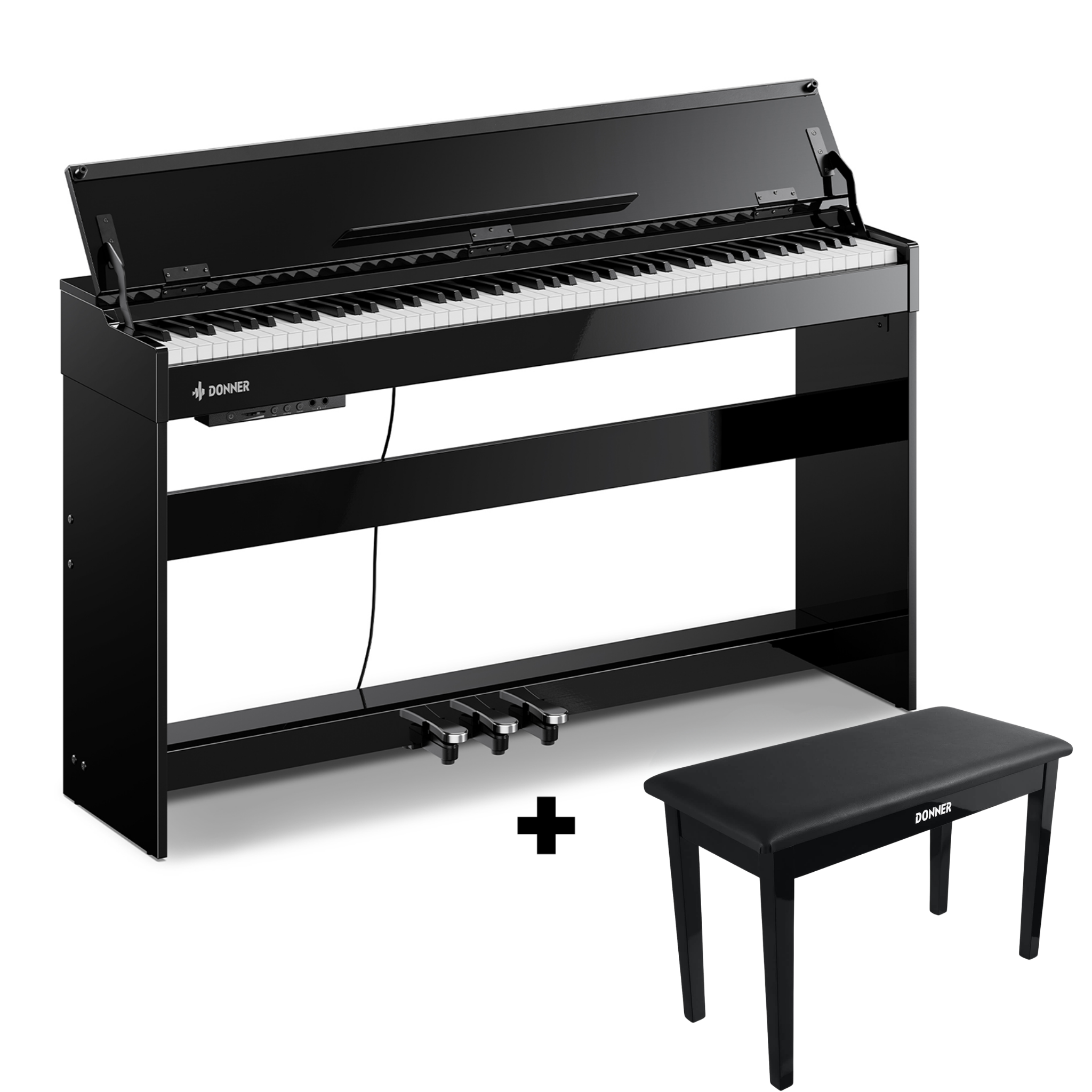 DDP-75-Piano+Two-Seater Bench##