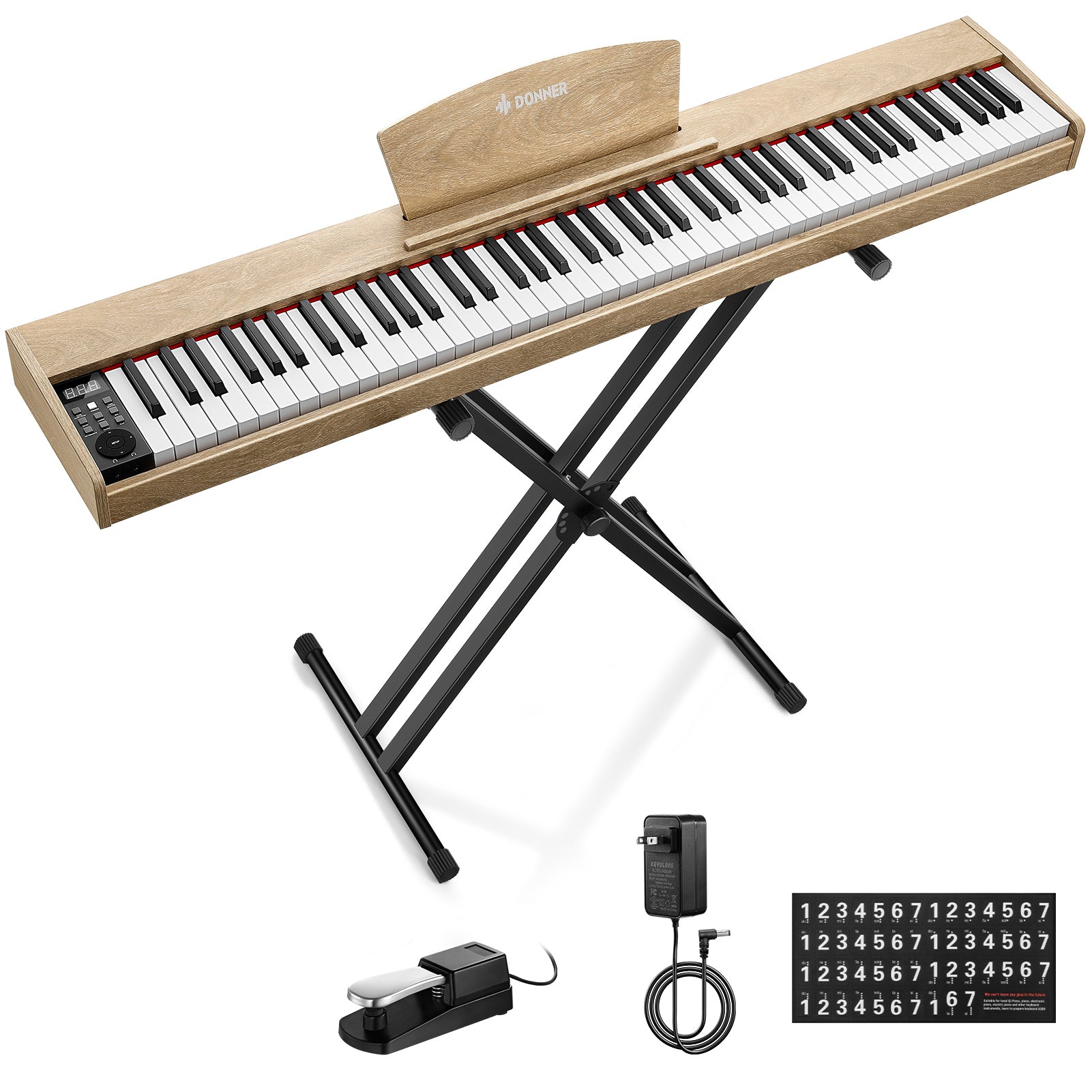 Donner DEP-1S Semi Weighted Keyboard Piano