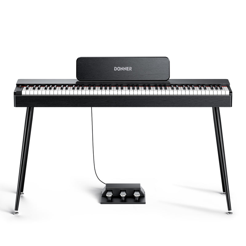 Donner Oura S100 88-key Home Digital Piano Black Oak Grain