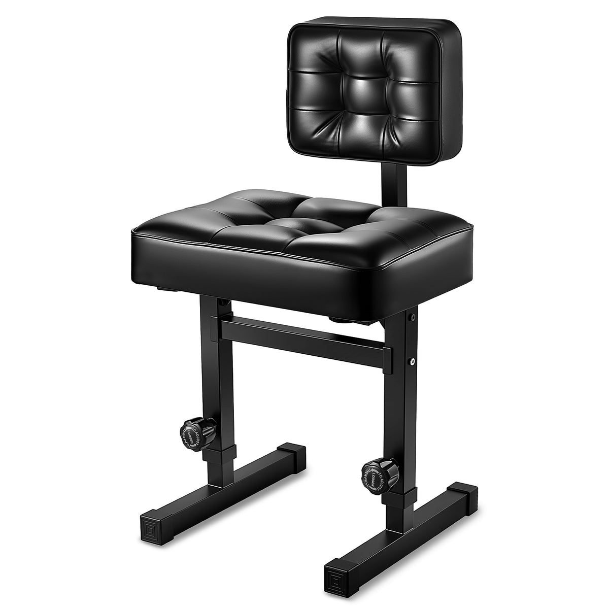 Donner Thick-padded Single Piano Bench with Backrest