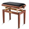Donner Adjustable-Height Piano Bench Brown Matt
